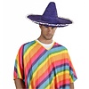 Sombrero: Mexikanischer violetter Sombrero mit Pompoms