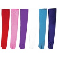 Karnevals-accessoires: Handschuhe verschiedene Farben aus Baumwolle Karnevals-accessoires: Handschuhe verschiedene Farben aus Baumwolle