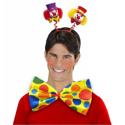 Faschings Kleidergeschäft: Kopfband Clown in zwei Farben