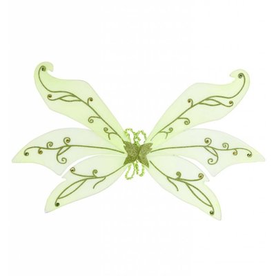 Vleugels: Maxi grüne Flügel mit Diamanten