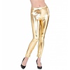 Karnevals-zubehör: Legging in der Farbe Gold