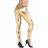 Karnevals-zubehör: Legging in der Farbe Gold