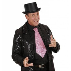 Faschings-attributen Rosa lurex Schlips