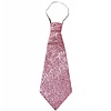 Karnevals-zubehör: Schlips lurex in rosa