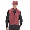 Faschingskleidung: Tartan-muster Westen