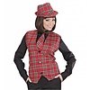 Faschingskleidung: Tartan-muster Westen
