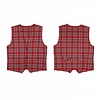 Faschingskleidung: Tartan-muster Westen