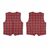 Faschingskleidung: Tartan-muster Westen