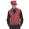 Faschingskleidung: Tartan-muster Westen