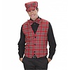 Faschingskleidung: Tartan-muster Westen