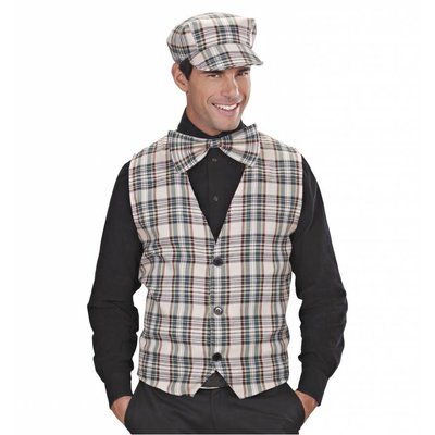 Faschingskleidung: Tartan-muster Westen