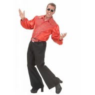 Karnevals-Kleidung: Roter Bluse mit Pailletten Karnevals-Kleidung: Roter Bluse mit Pailletten