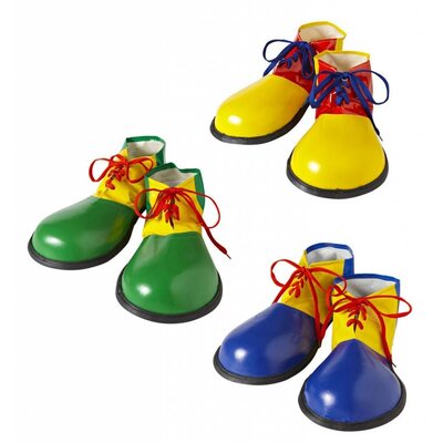 Faschings--accessoires: Clownsschühe in verschiedenen Farben
