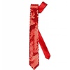 Faschings-accessoires: glitzer Krawatte in rot