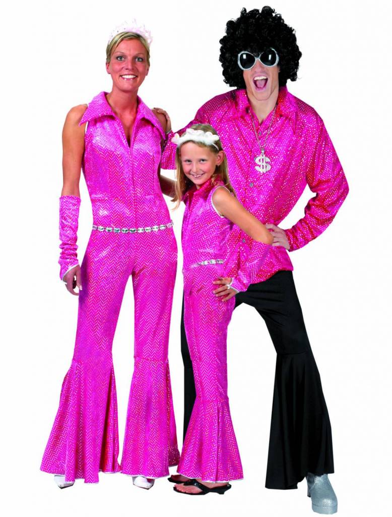 op gang brengen Woedend Afgrond Disco-outfit: Mann, Frau, Kind