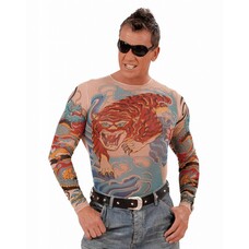 Faschingsbekleidung: Tattoo-shirt Mann