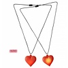 Faschings-accessoires: Halskette mit auflauchtendem Herz