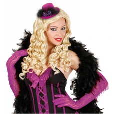 Faschings-attributen Mini rosa Hut