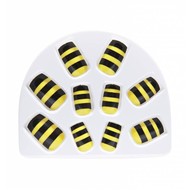 Faschings-zubehör Set aus 10 Bienen Nägel