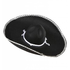 Mexikanischer schwarzer Sombrero