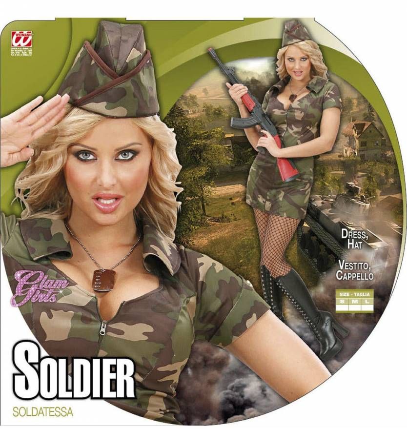 Faschingskostüme: Sexy Soldatin