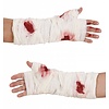 Karnevalsaccessoires: Blutigen Verband um den Arm