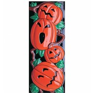 Halloween Accessoires: Kurbisch Dekoration 3dvertikal 20x50cm