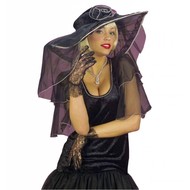 Karnevals-accessoires: Netzhandschuhe schwarz Karnevals-accessoires: Netzhandschuhe schwarz
