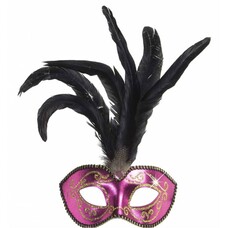 Chique Augenmasken mit Feder