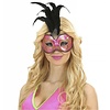 Chique Augenmasken mit Feder