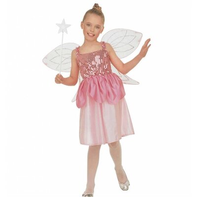 Faschingskleid Kinder: Glamourgirl Trilly mit Flügeln