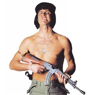 Karnevals-accessoires: Kalasnikov