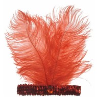 Kopfbänder mit Marabou und Edelstein Kopfbänder mit Marabou und Edelstein