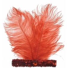 Kopfbänder mit Marabou und Edelstein