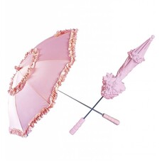 Karnevalszubehör: Regenschirm rosa