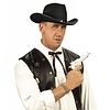 Faschings-attributen: Cowboy Krawatte aus Satin