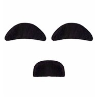 Schnurrbart mit Augenbraue (schwarz)