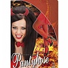 Halloweenaccessoires: Teufel Strumpfhose Flame