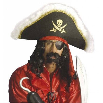 Kopfbedeckung Luxus Piratenhut