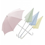 Faschingsaccessoires: Regenschirme in Pastel-farben für Kindern