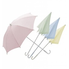 Faschingsaccessoires: Regenschirme in Pastel-farben für Kindern