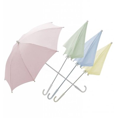 Faschingsaccessoires: Regenschirme in Pastel-farben für Kindern