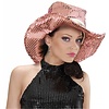 Kopfbedeckung Cow-girl-hut pailletten