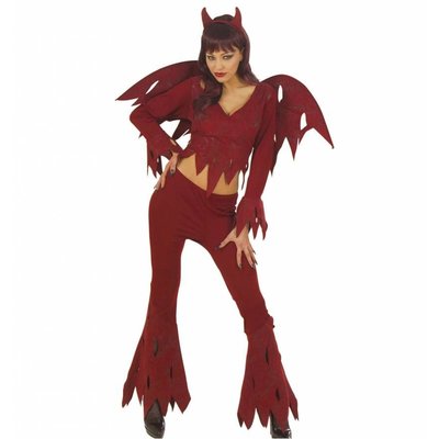 Karnevalskostüm Wüster Teufels Frau