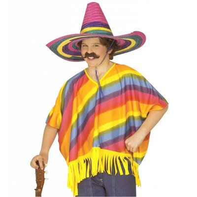 Faschingskleidung Kinder: Poncho Mexiko