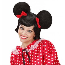 Karnevalsaccessoires: Mickey-mouse-Perücke
