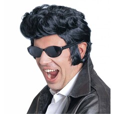 Elvis-Perücke schwarz