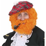 Karnevalsaccessoires: Lockenperücke Schottischer Highlander