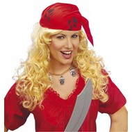 Piratin-Perücke mit Bandana Piratin-Perücke mit Bandana
