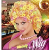 Karnevalsaccessoires: Curly mix neon Perücke